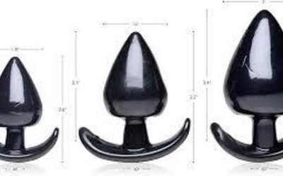 JUEGO DE TAPONES ANALES DE 3 PIEZAS